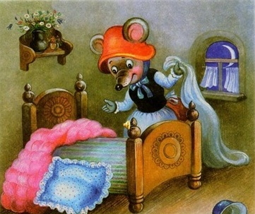Мышка-мать ищет глупого мышонка